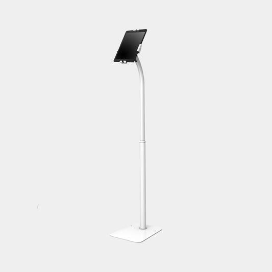 Adjustable Height Anti-theft Floor Stand for Tablets with Universal Enclosure